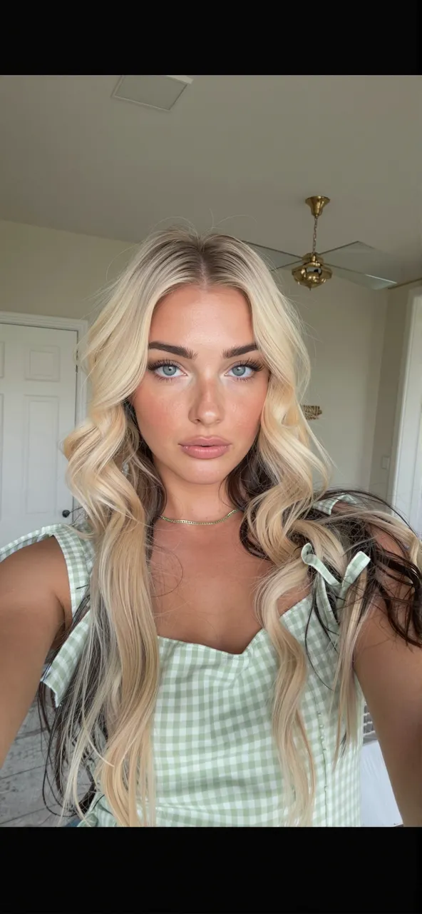 Spreading her pussy for you